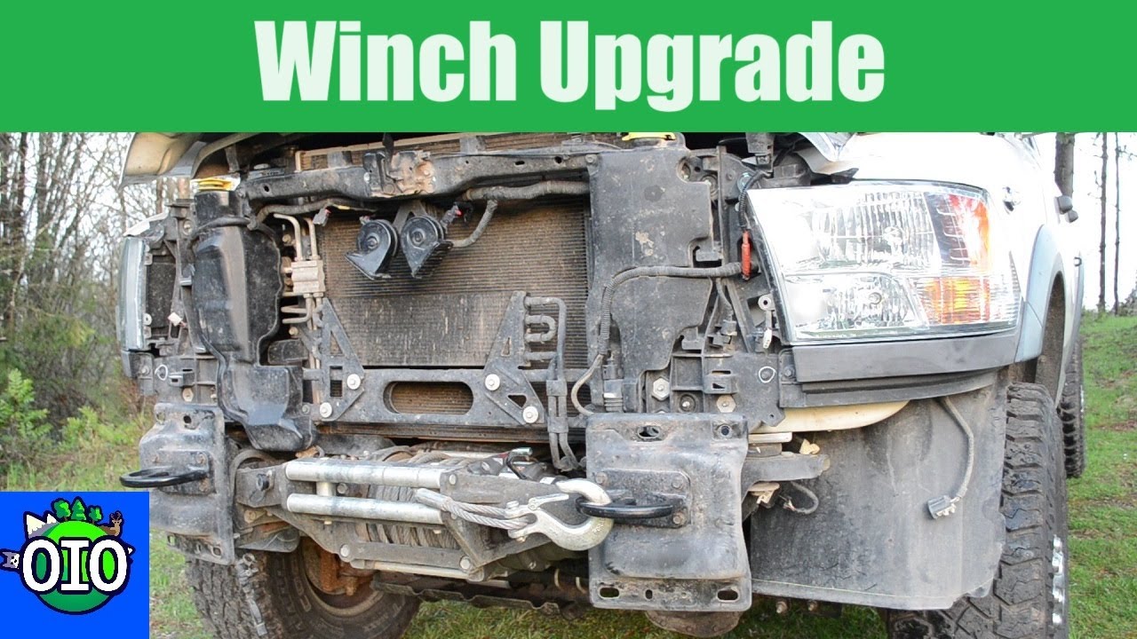 Кемпер Power Wagon, часть 10. Как заменить стальной трос на синтетический трос Dyneema на встроен...