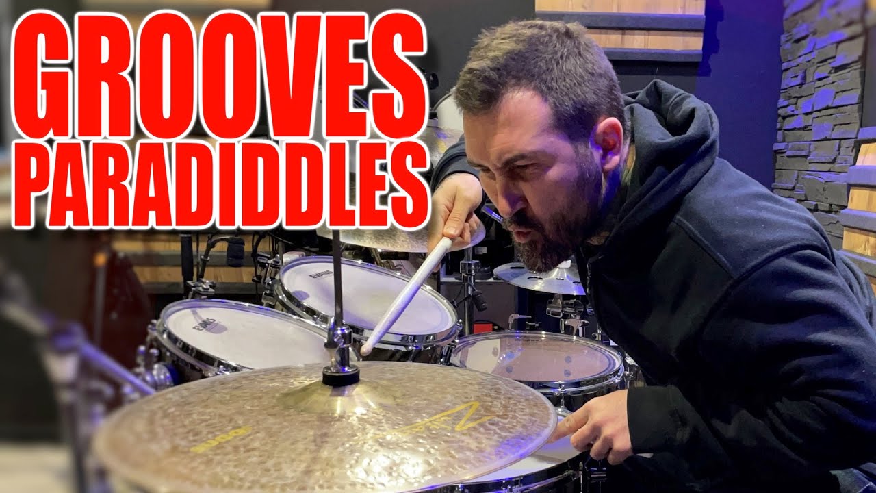 GROOVES con PARADIDDLES - Clases de Batería