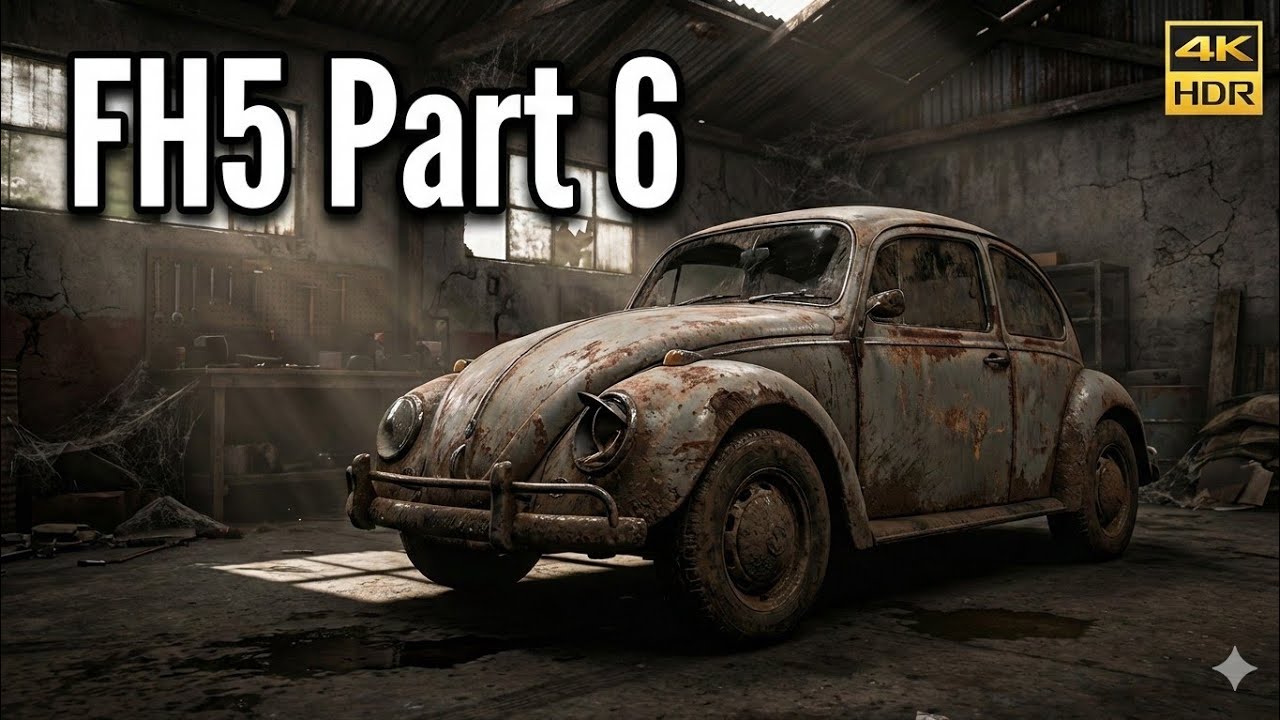 Forza Horizon 5 Gameplay | Old Volkswagen beetle found at Garage 😱| No Commentary | 4K HDR