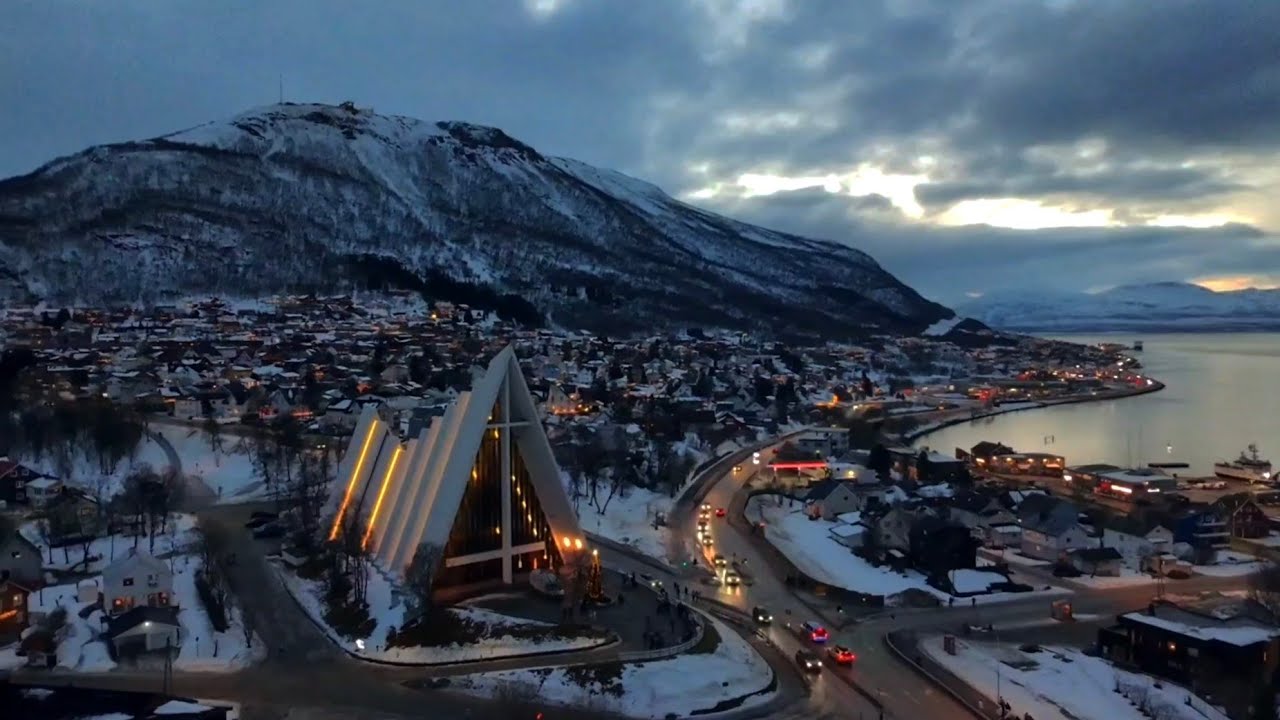 TROMSO NORWAY 🇳🇴  | WINTER DRONE VIEW 2025 (DJI NEO)