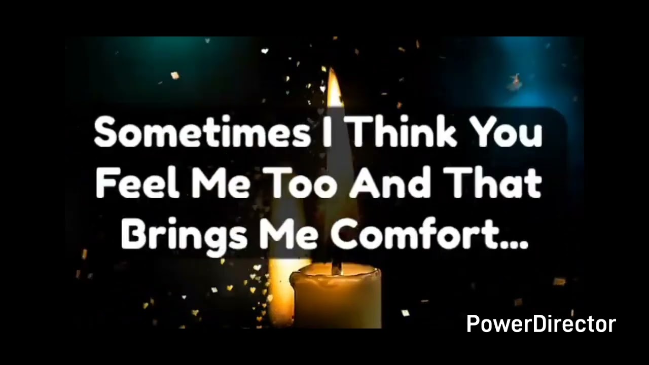 I feel you pulling away, and it breaks something inside me...