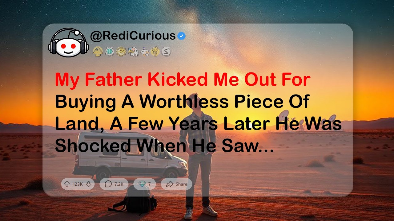 My Father Kicked Me Out For Buying A Worthless Piece Of Land, A Few Years Later He Was Shocked When