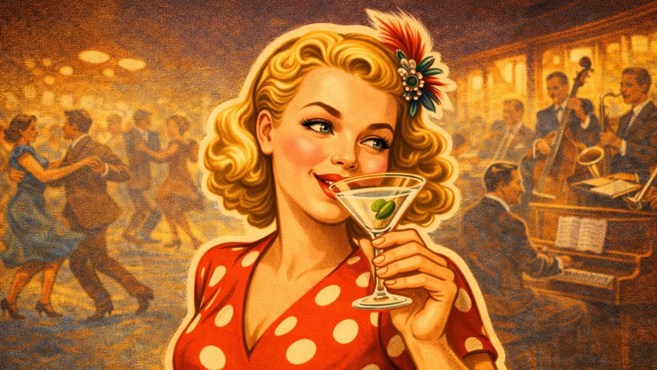 Swing at the Bar with Jazzidy Jazz Blondie | Vintage Jazz Mix (1 Hour)
