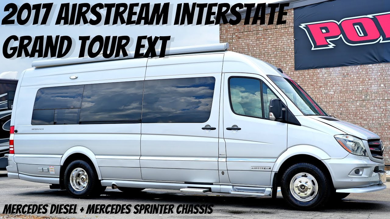 2017 Airstream Interstate Grand Tour EXT Mercedes Diesel Sprinter B Class @ Porter’s RV - $89,900