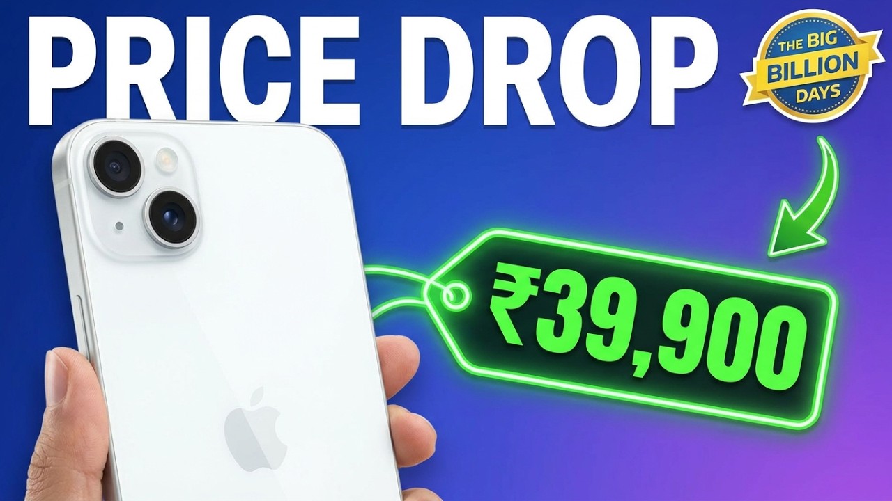iPhone 15 Big Price Drop! Flipkart Big Billion Days Sale 2026 & Amazon GIF | Flipkart GOAT Sale
