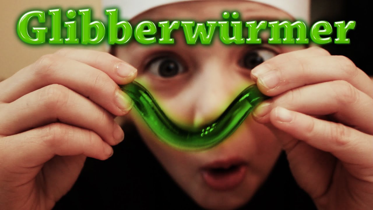 Rezept: Essbare Glibberwürmer aus Wackelpudding/Götterspeise