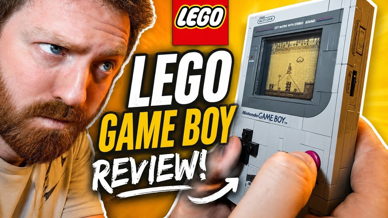 LEGO Nintendo Game Boy Review! Features, Build Experience & Hidden Details!