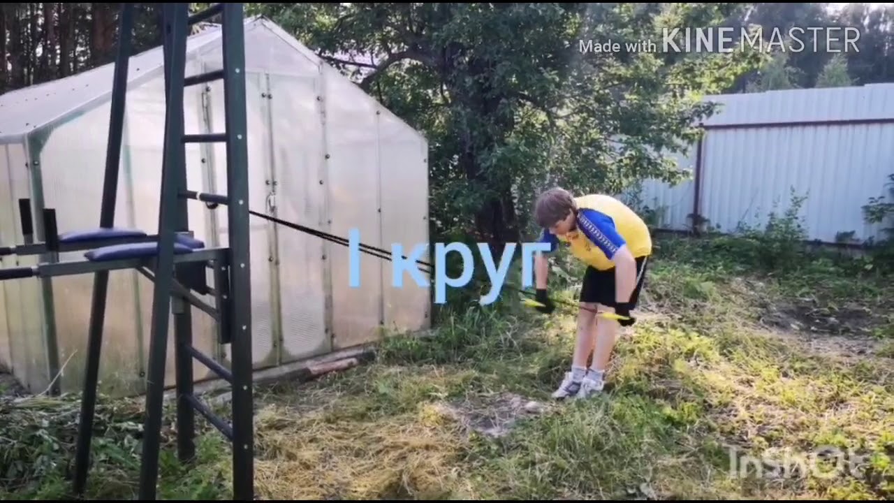 Упражнения для пловцов с резиной | Сухое плавание| Тренировка стайера