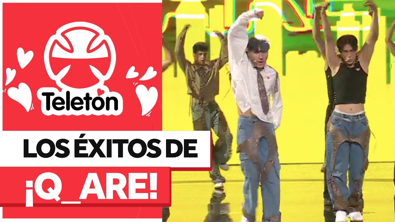INSPIRADA EN EL K-POP: La boyband chilena Q_ARE la rompió con sus éxitos y bailes en Teletón 2025