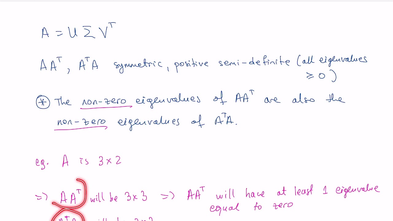 The Singular Value Decomposition (SVD)