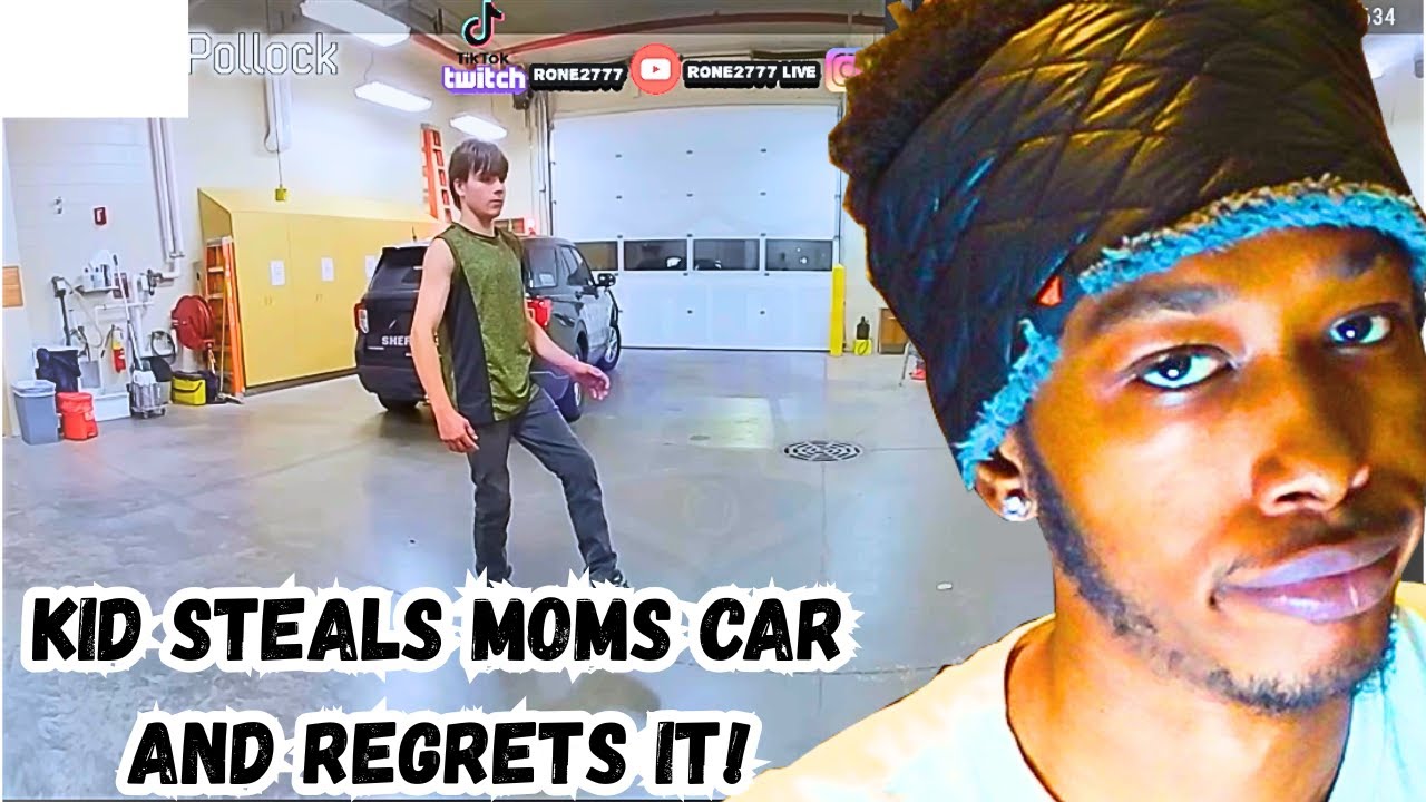 KID STEALS MOMS CAR AND REGRETS IT!