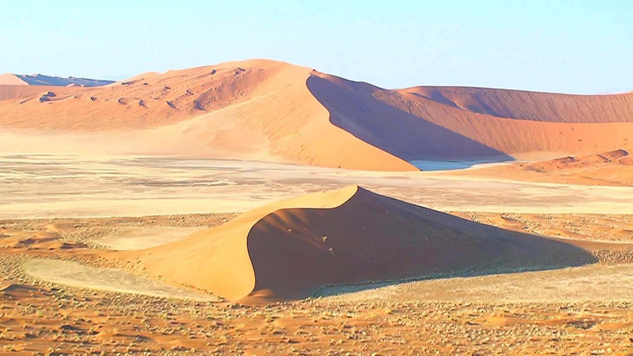 Namibie :  Survol du désert du Namib en Montgolfière