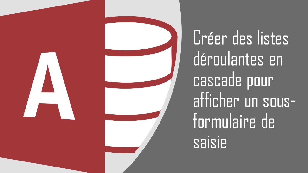 ACCESS - Listes en cascade déroulantes sur sous formulaire de saisie