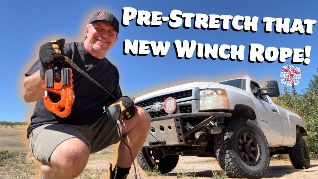 Dirt Daily. How to Replace and Stretch your Synthetic Winch Rope.