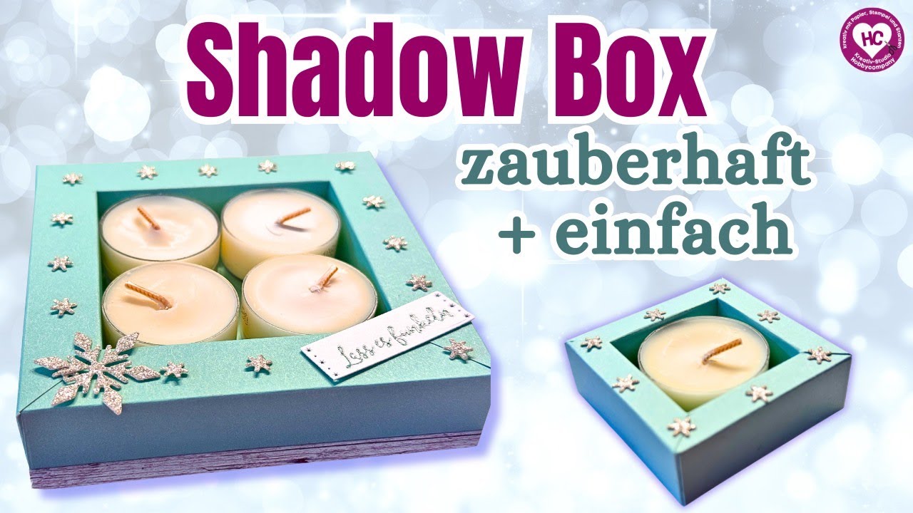 Shadow Box in 10 Minuten &ndash; so einfach geht's mit dem Falzbrett!
