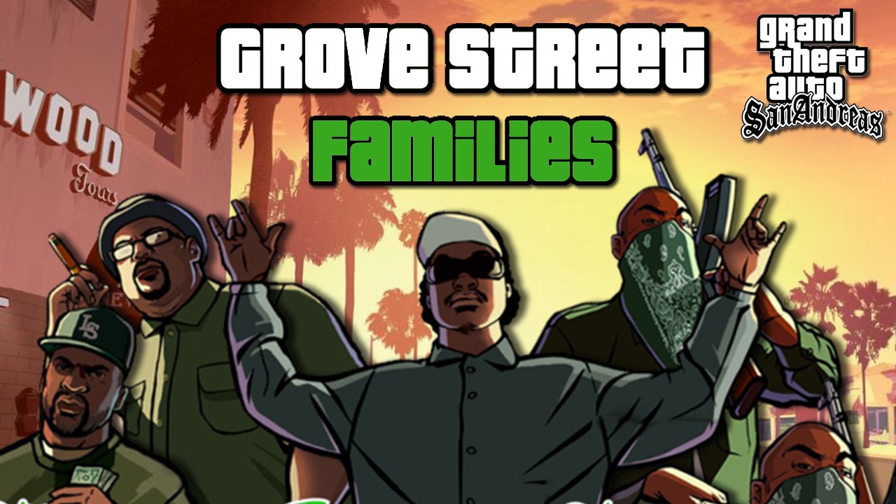 TUDO SOBRE A GROOVE STREET FAMILIES, A GANGUE DO CJ EM GTA SAN ANDREAS