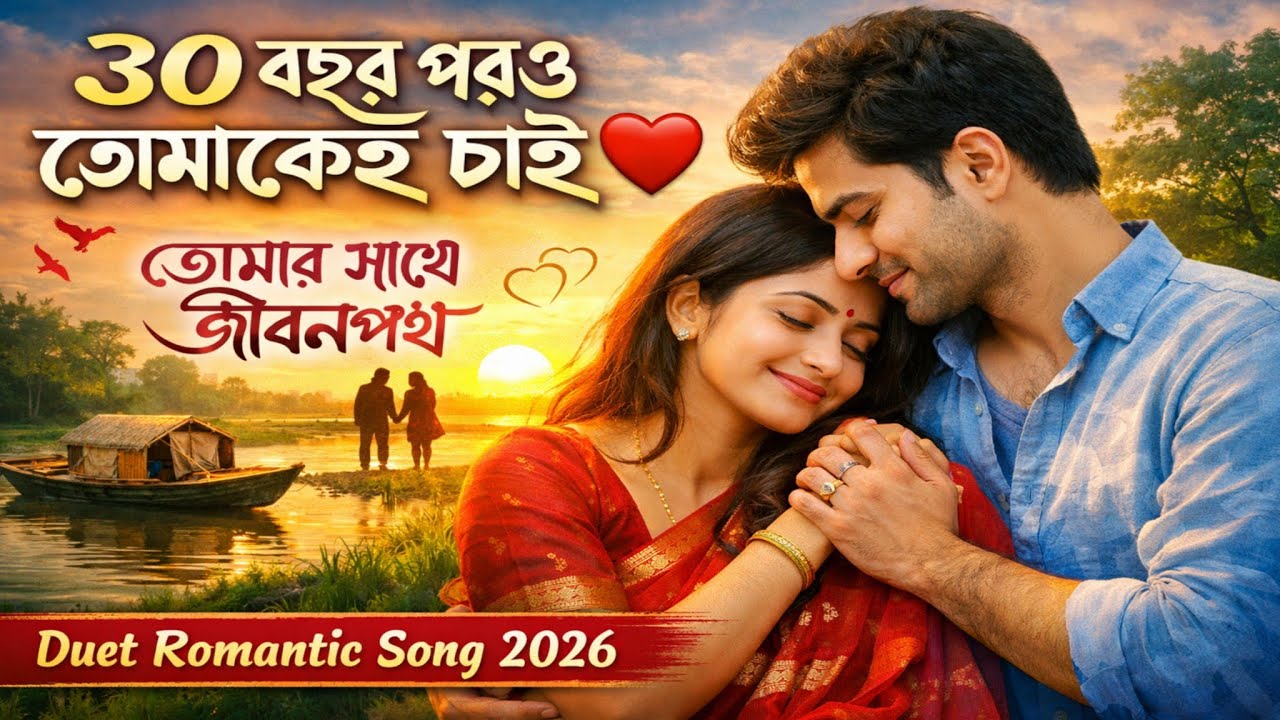 ৩০ বছর পরও তোমাকেই চাই ❤️ | তোমার সাথে জীবনপথ (Duet Romantic Song 2026)