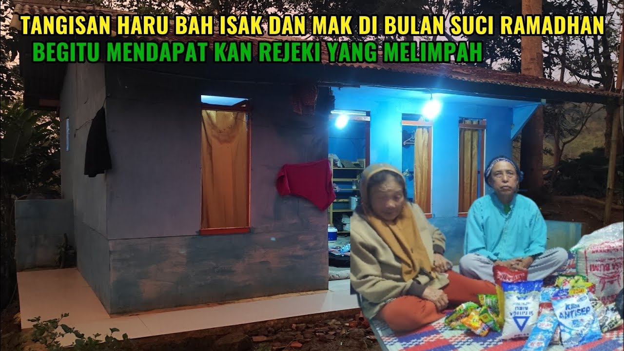 Di bulan suci Ramadhan yg penuh berkah keluarga bah isak mendapatkn rizki,. Mak dan abah.... 