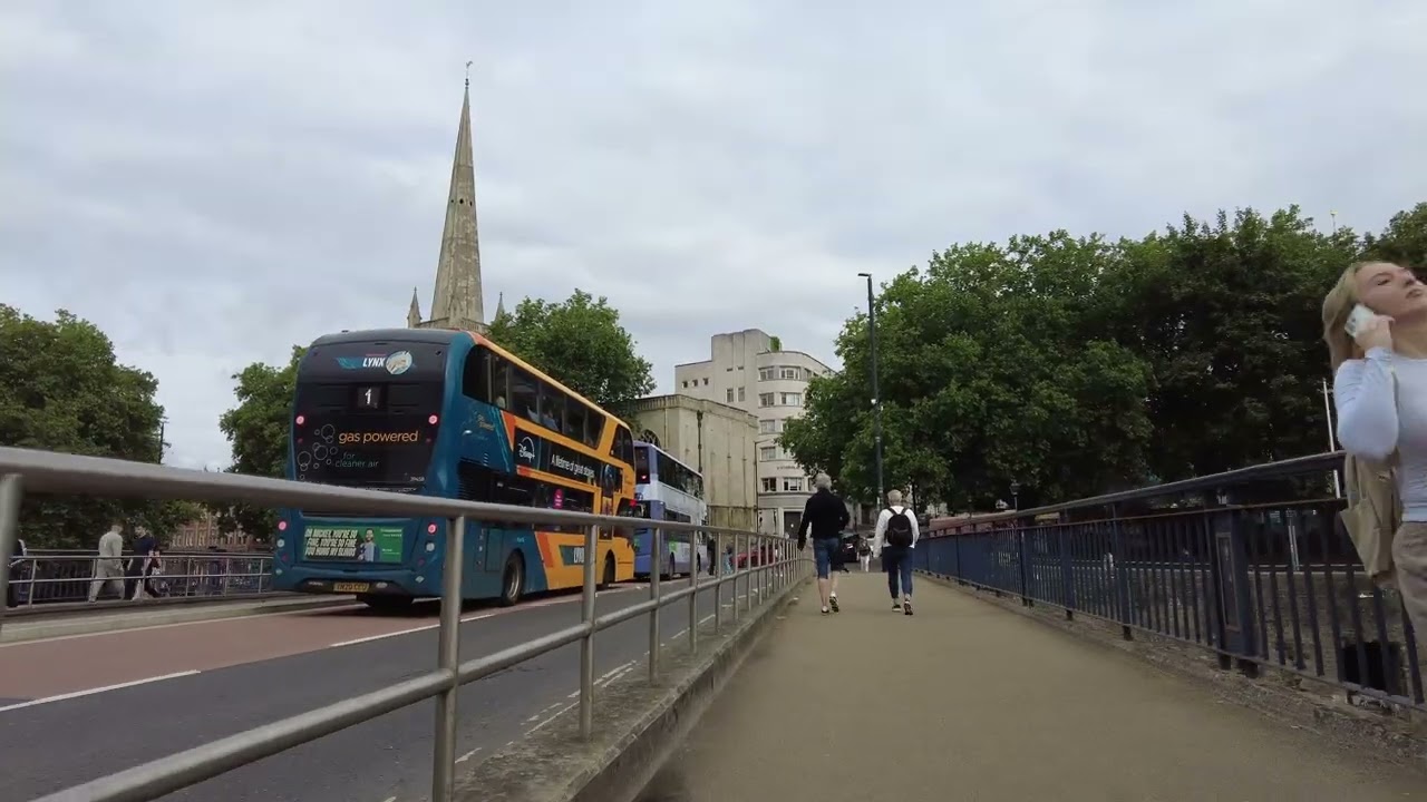 10 degrees cooler! Bristol walk 22nd July am   4K