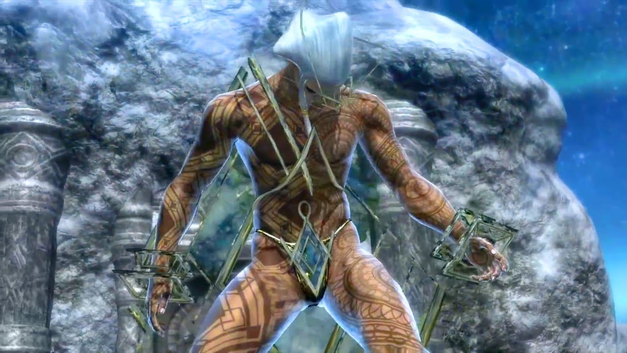 Witch Cereza and Balder Fight with Aesir God: Final Boss Battle (Bayonetta 2)