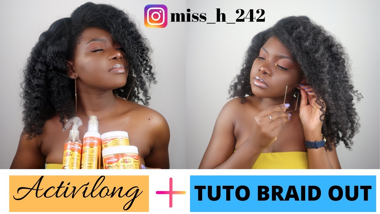 Tutoriel BRAID OUT avec les PRODUITS d'ACTIVILONG| MES IMPRESSIONS