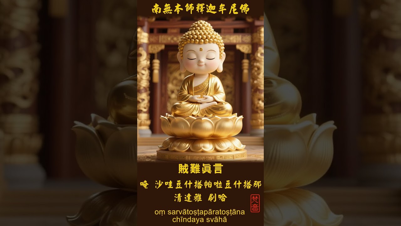 賊難真言 | 梵音(抒情_女聲) | 南無本師釋迦牟尼佛 | 賊難消除 | 惡人遠離 | 刀兵不加 | 護財安居 | 普護眾生 | 平安吉祥 | 宇宙正能量