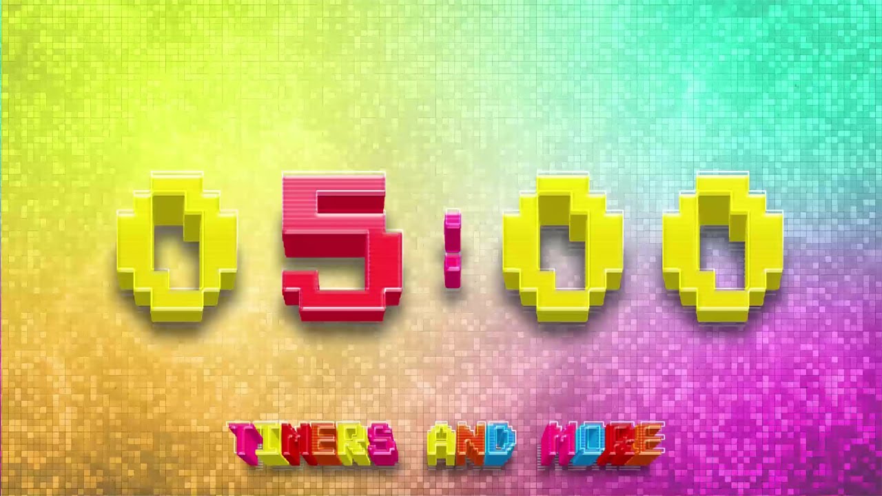 5 Minute Timer [Arcade Game Inspired] 🕹️