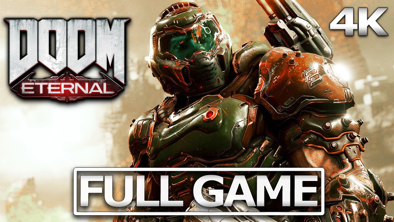 DOOM ETERNAL Full Gameplay Walkthrough / No Commentary【FULL GAME】4K 60 FPS Ultra HD
