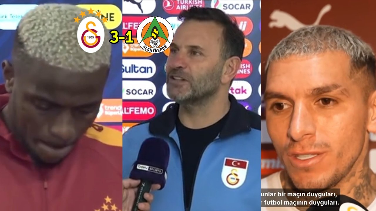 Galatasaray Alanyaspor Maç Sonu Röpörtajları!!!