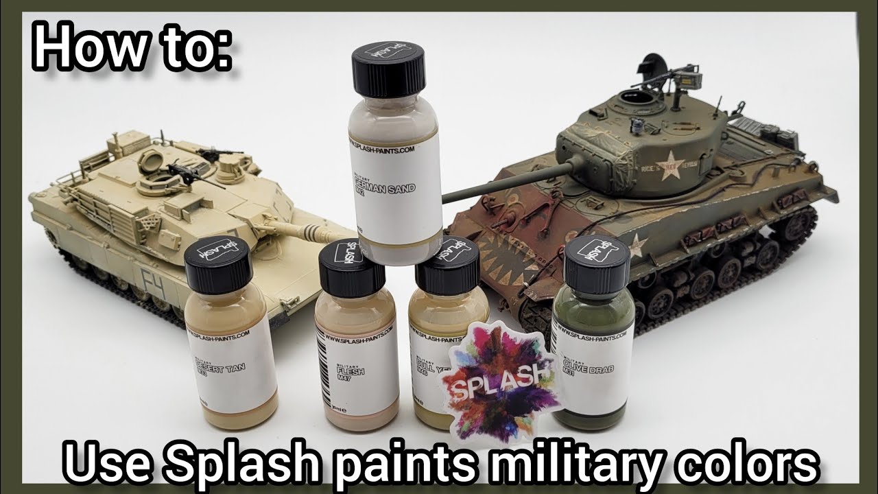 How To: used Splash Paints military colors