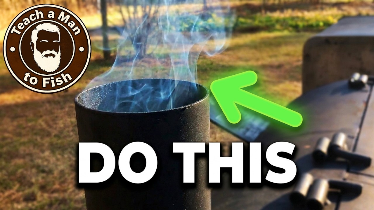 BEGINNER VIDEO - Smoke Meat 🔥🥩 Thin & Blue prevents bitter acidic flavor | Teach a Man to Fish