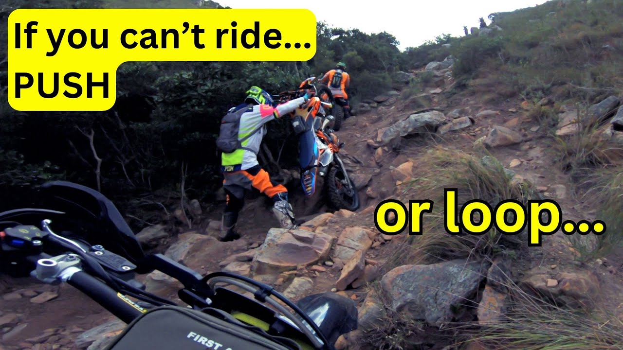 Don't loop your dirt bike - It's no fun