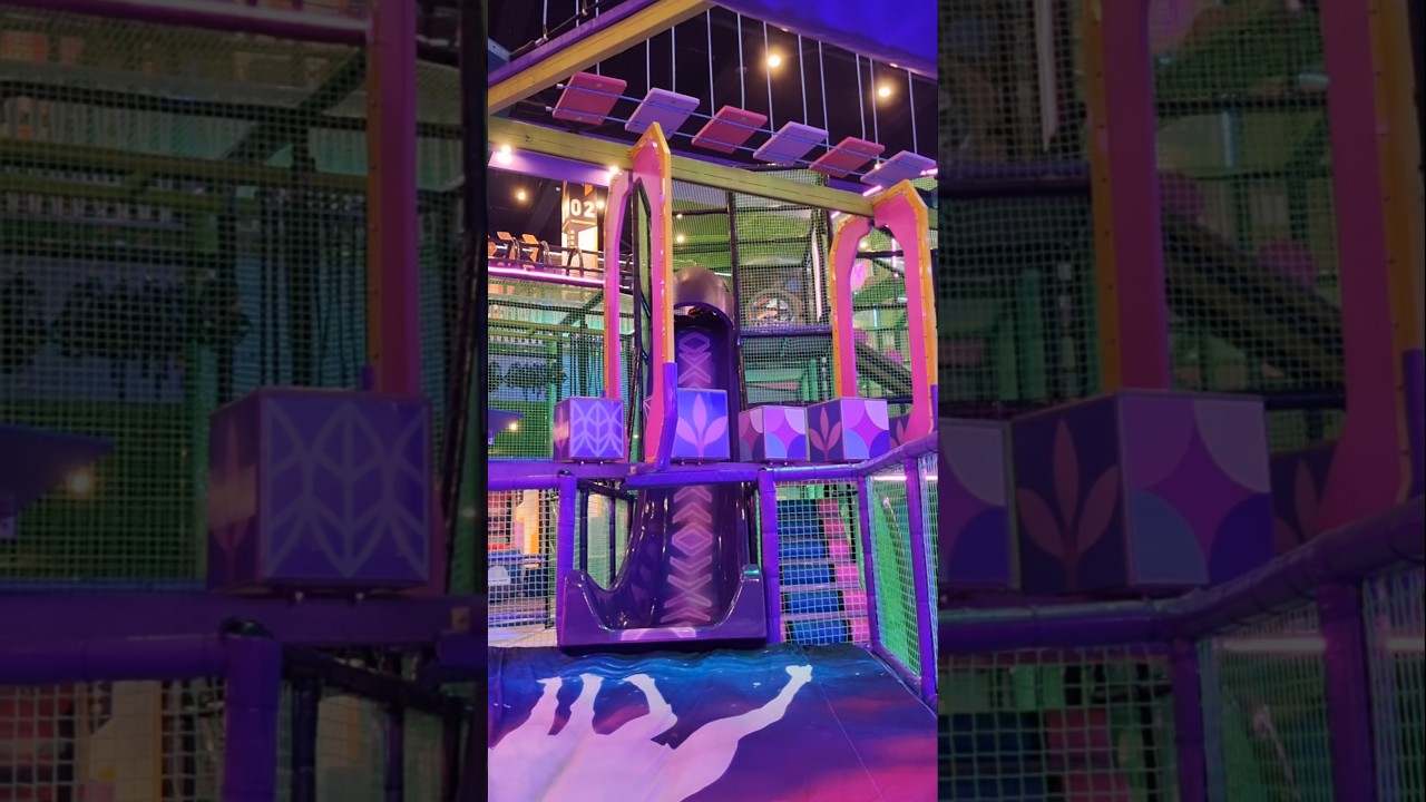 Slide Paling Seru di Playlandia😍 #playground #playlandia