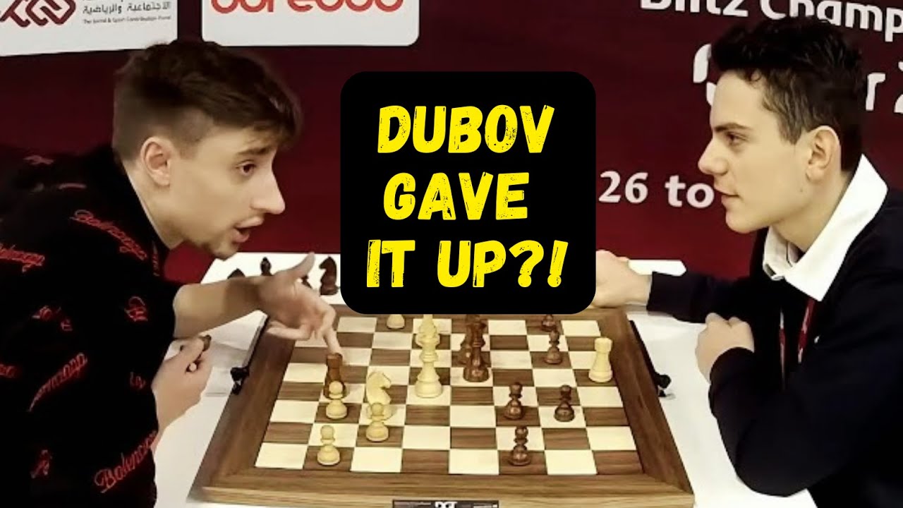 Dubov SHOCKS His Opponent! Insane Exchange Sacrifices vs GM Ediz Gürel