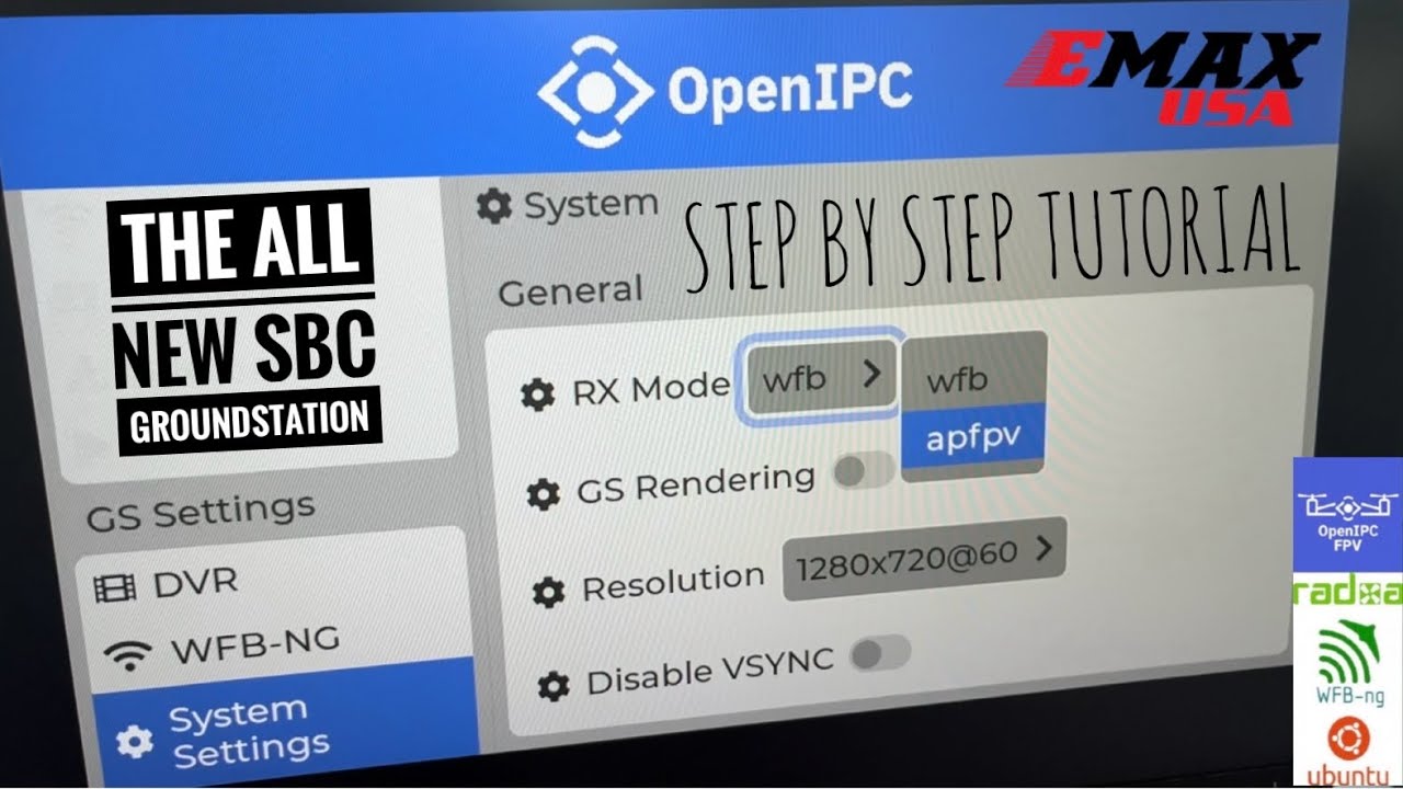 Представляем новую наземную станцию ​​OpenIPC SBC — видеоурок.