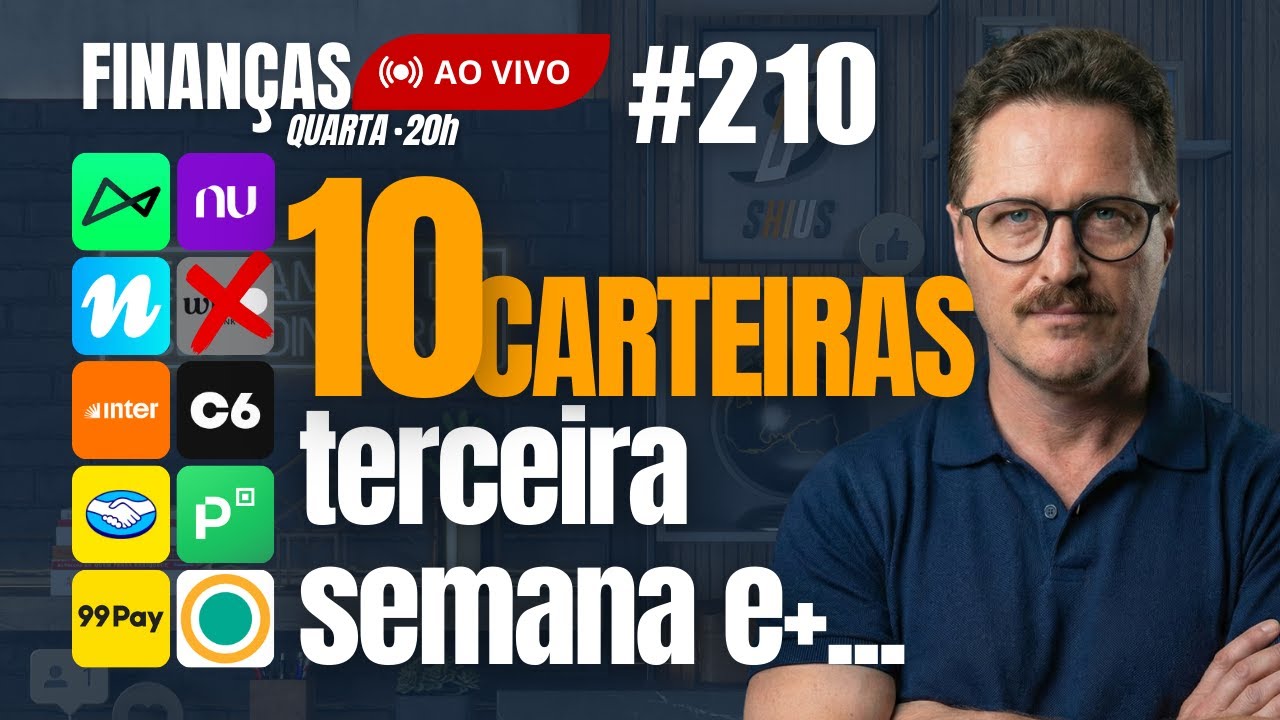 R$100 em 10 Bancos Diferentes | Qual Paga Melhor? Live Semana 3