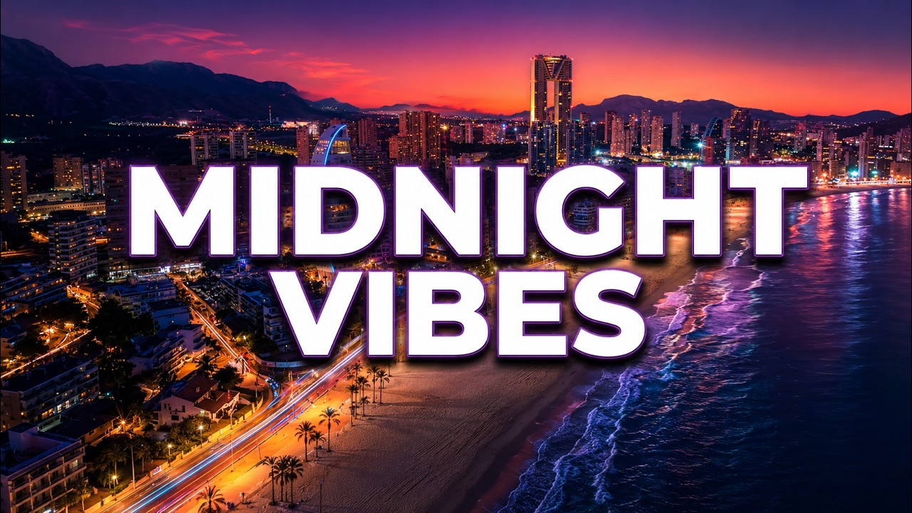 Midnight Balearic &mdash; Deep House Grooves Over Benidorm | Late-Night to Peak Flow