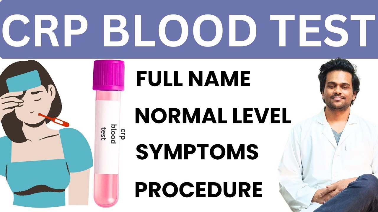 CRP Test Explained - Symptoms, Normal Range, Procedure - C-Reactive Protein Blood Test