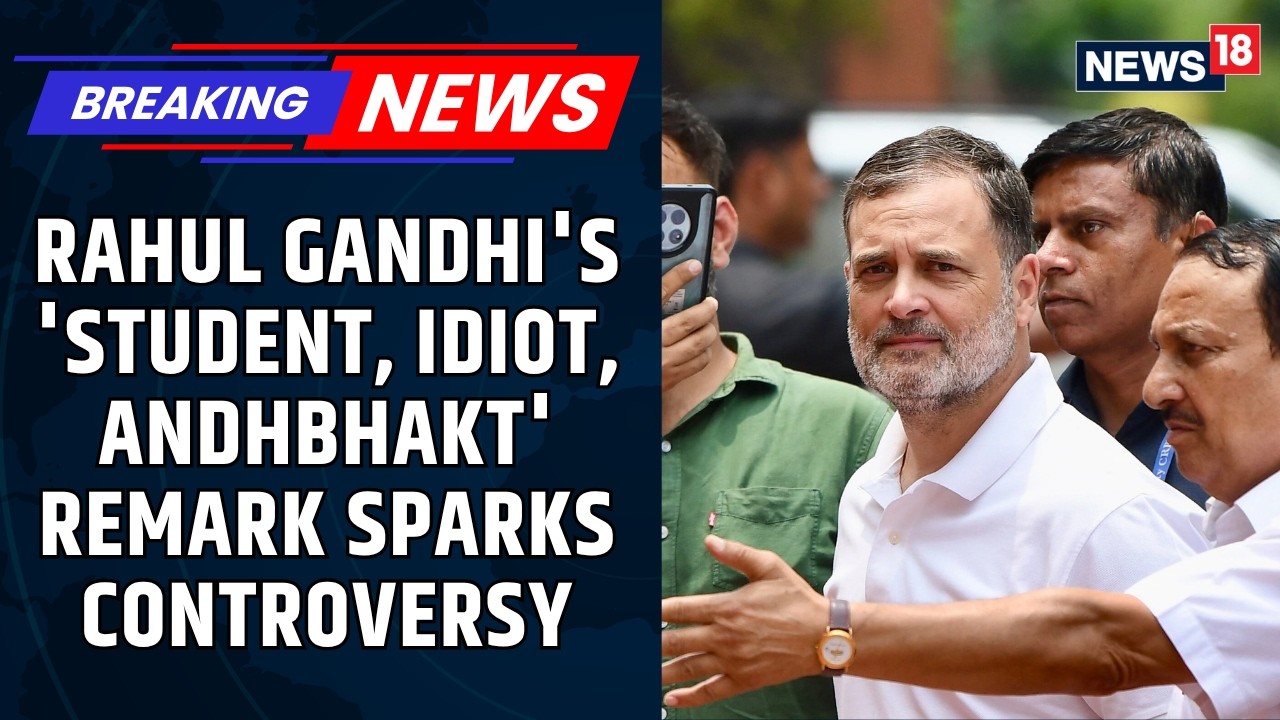 'Students Of The Country Are Patriots, Not Idiots': BJP Launches Scathing Attack On Rahul Gandhi