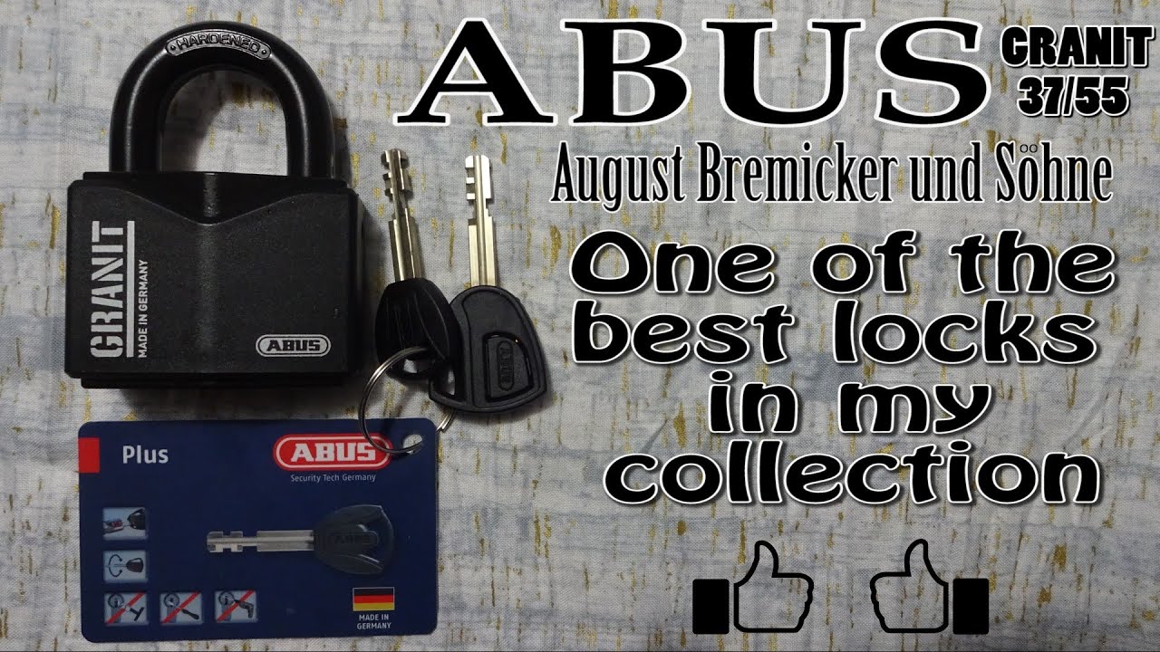 #354 ABUS Plus 37/55 One of the best locks in my collection