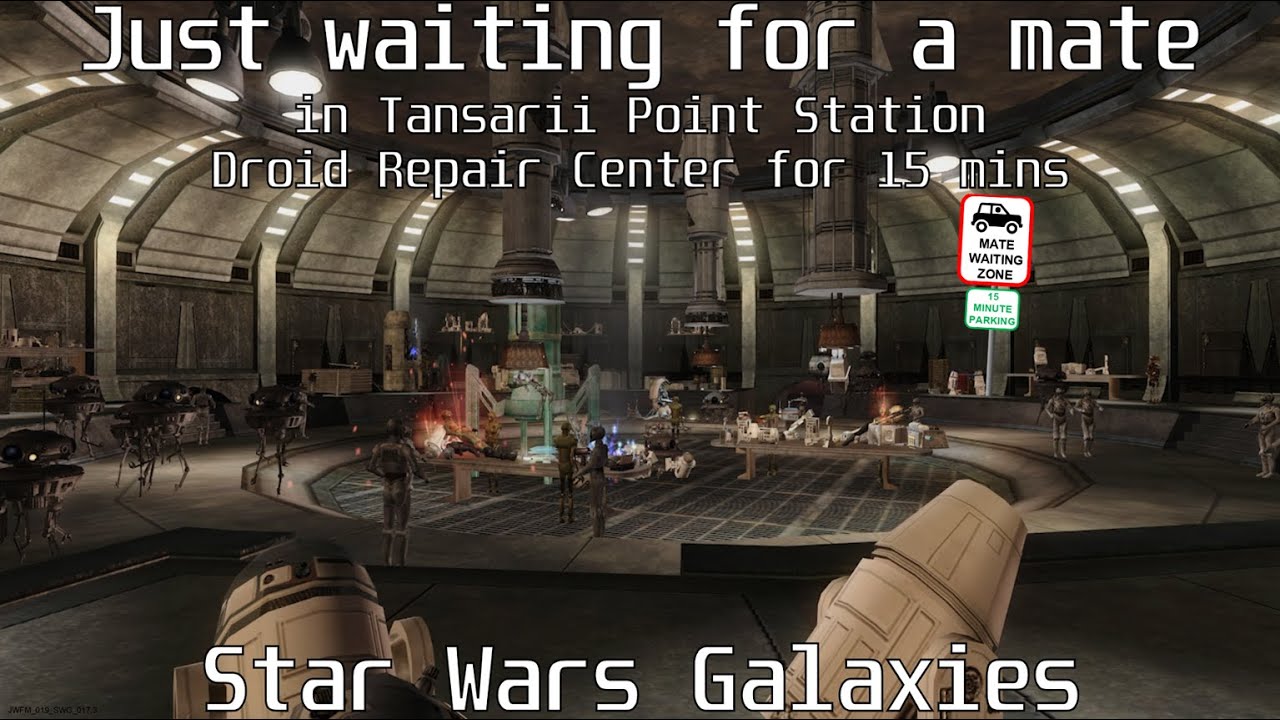 Star Wars Galaxies (SWG) Ambience & OST. Tansarii Point Station Droid Repair Center - 15 minutes