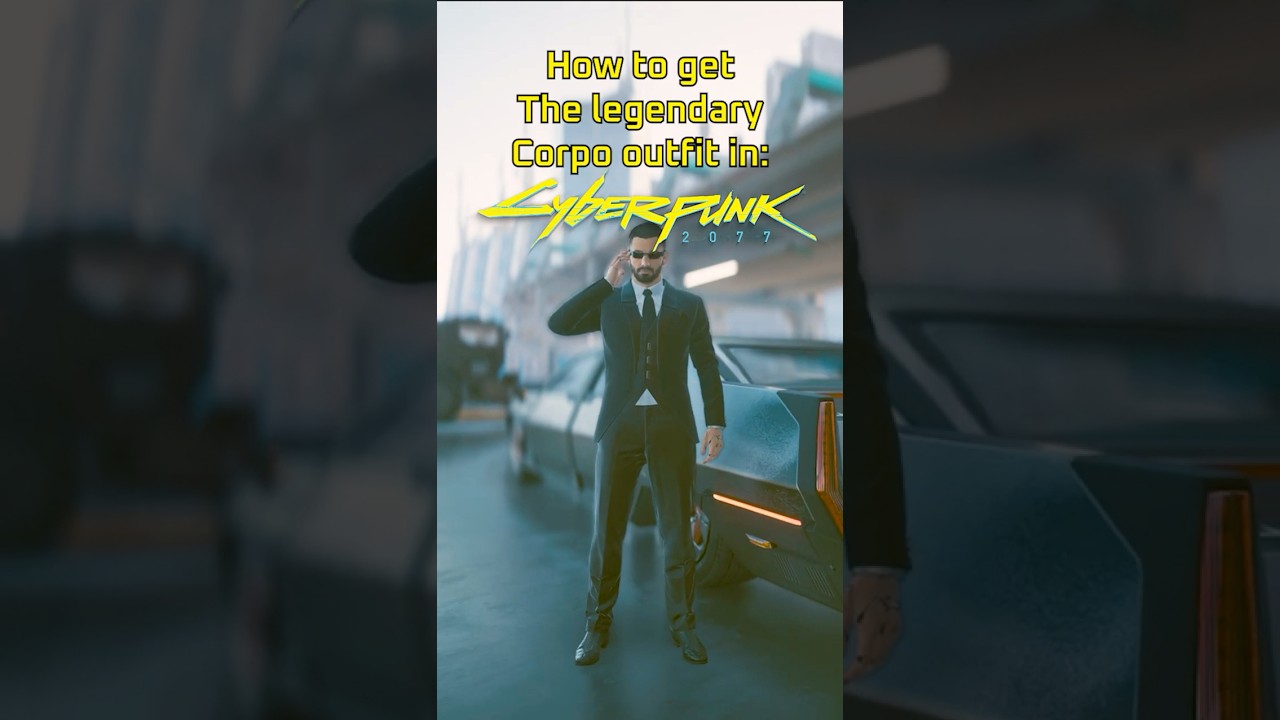 Legendary corpo outfit for FREE! | Cyberpunk 2077 guide  #cyberpunk2077 #gaming #shorts