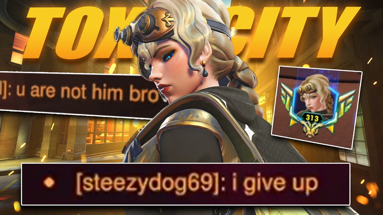 I made the TOXIC enemies argue over my Widowmaker in Overwatch