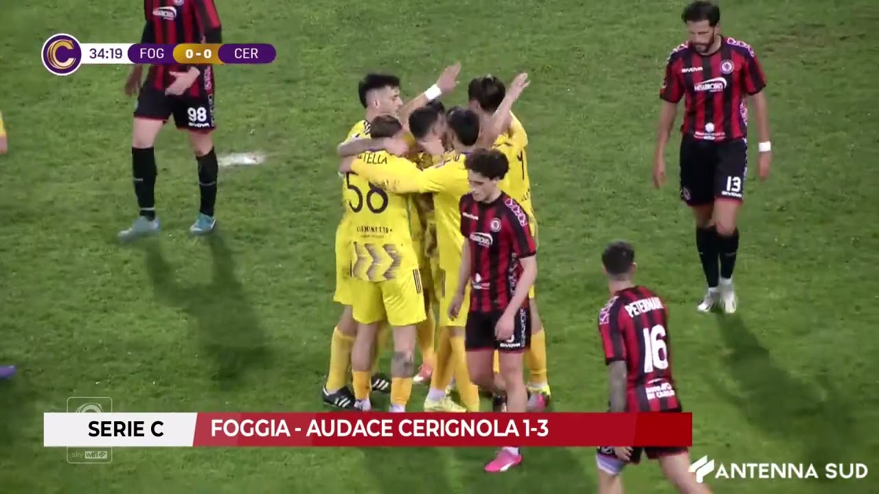 1 FEBBRAIO 2026 - SERIE C: FOGGIA - AUDACE CERIGNOLA 1-3