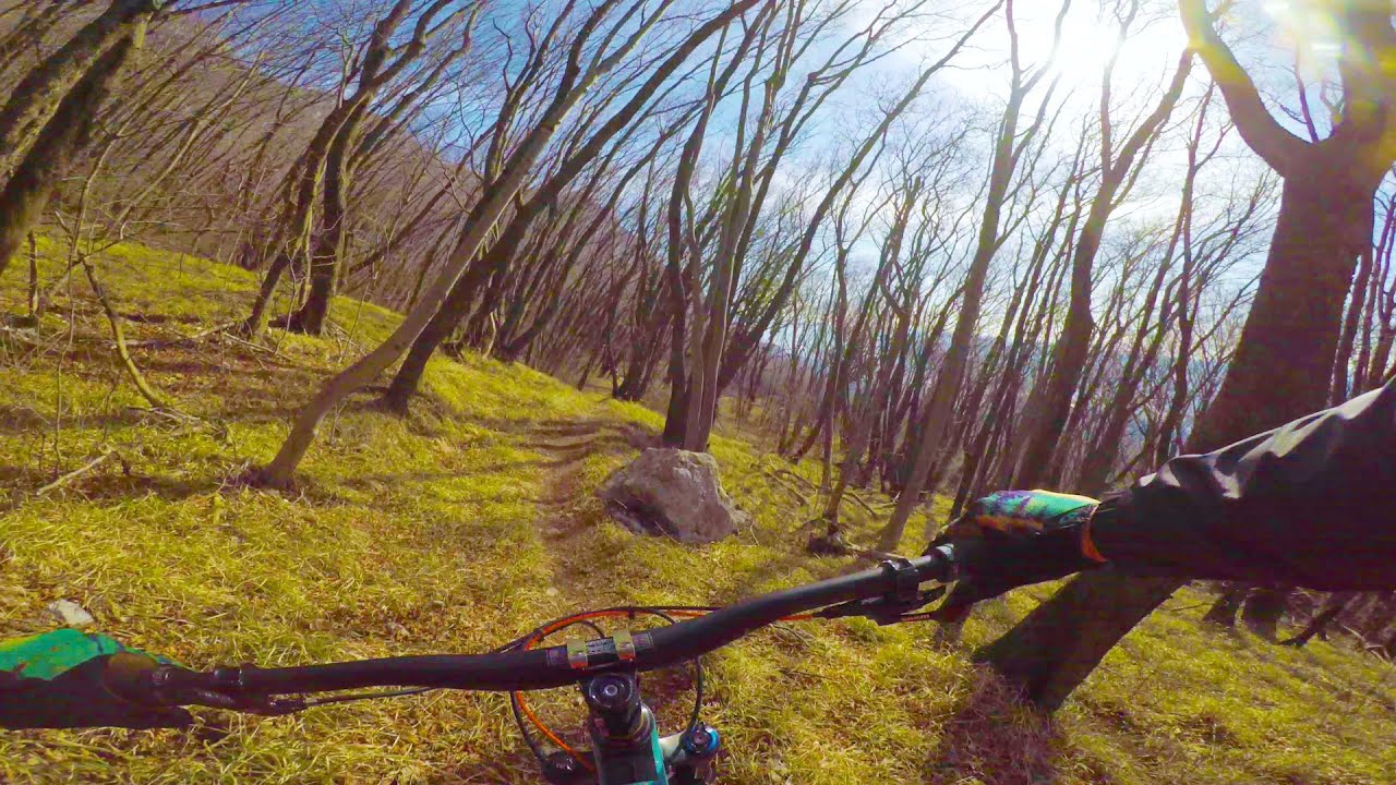 MTB Slovenia / Ajdovscina - Gwba & Kamplc trails in 4K / Feb 2019