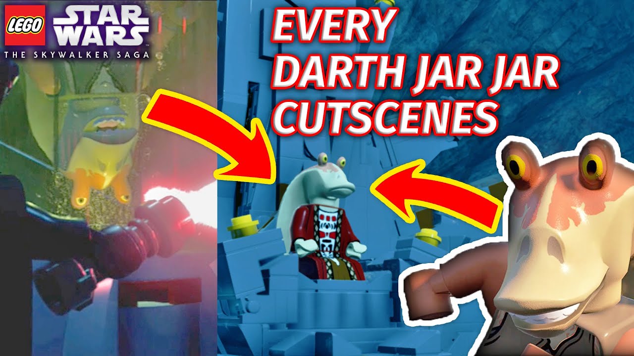 ALL DARTH JAR JAR CUTSCENES in Skywalker Saga | LEGO Star Wars™ The Skywalker Saga