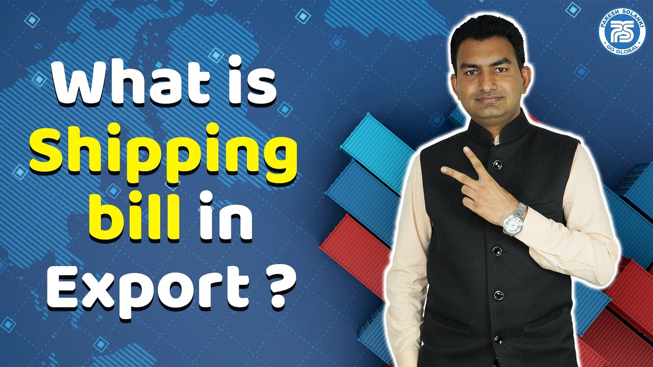 What is shipping bill in Export, what to check in shipping bill when filing by Paresh Solanki