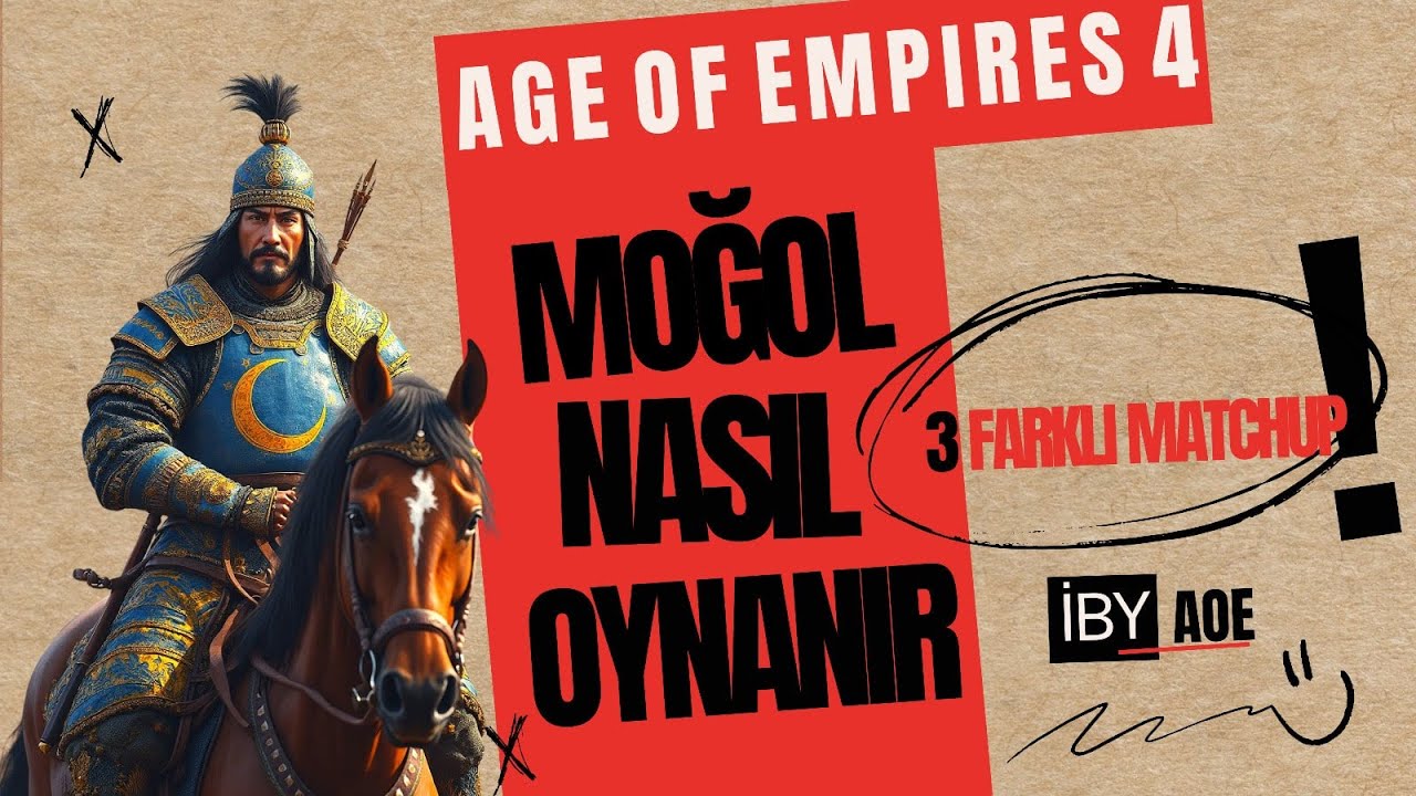 Age of Empires 4 Öğretici, 1vs1 | Moğol İle Nasıl Oynanır | (Moğol Öğretici)