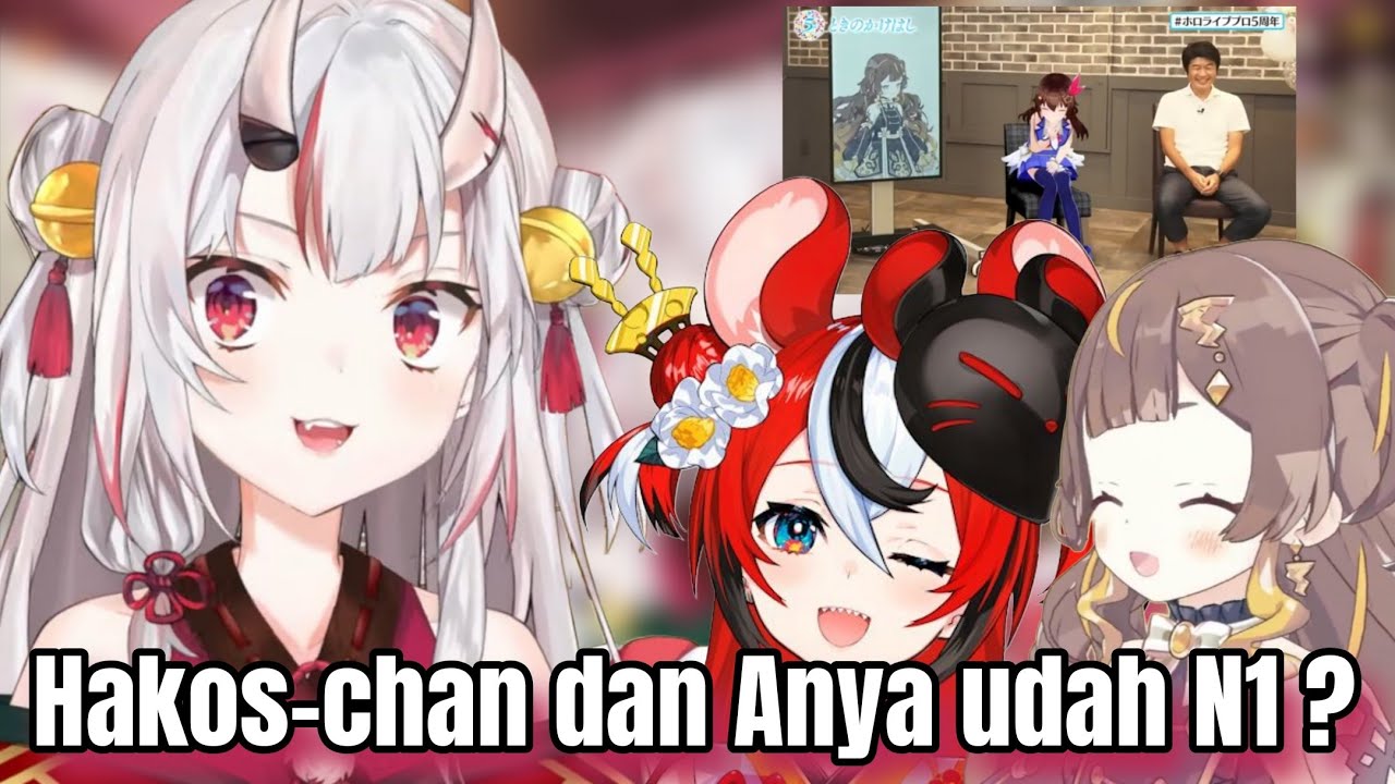 Ayame kaget waktu tau Hakos & Anya udah di level N1 lebih Jepang daripada orang Jepang sendiri www 🤣