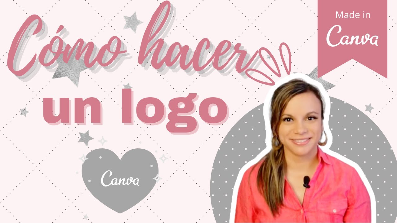 👉 Cómo HACER un LOGO con FONDO TRANSPARENTE/con CANVA 💕